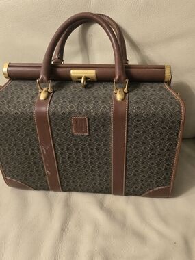 Hartmann Luggage Classic Brown Patterned Men's Doctor Bag